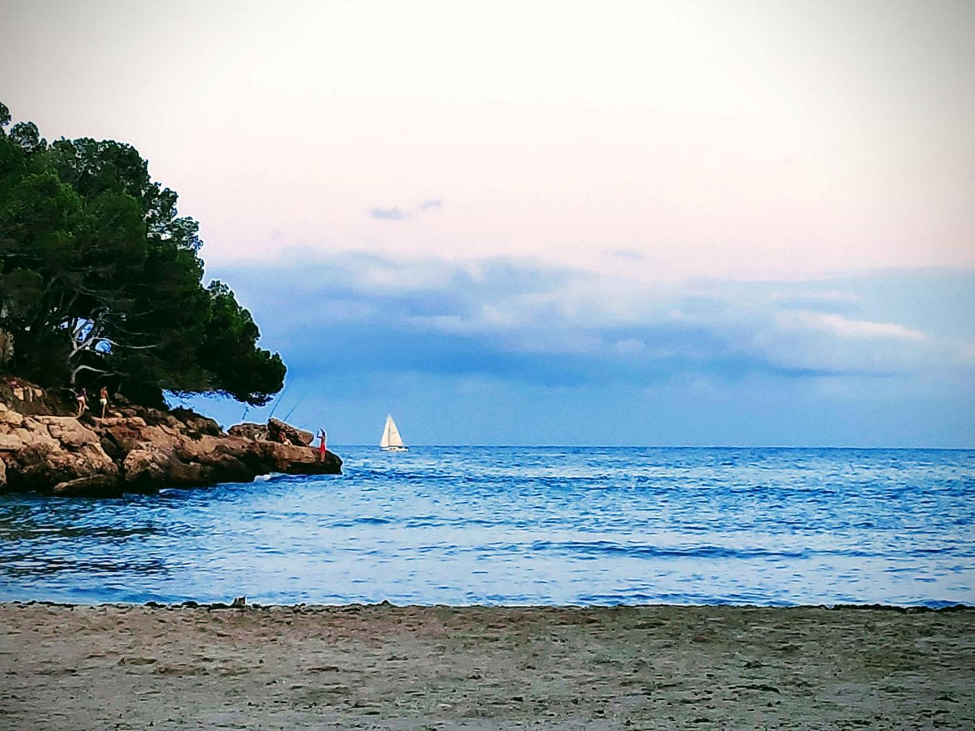Paraiso En Cala Llobeta Calafat Bagian luar foto